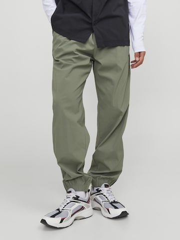 JACK & JONES Tapered Bukser i grøn: forside