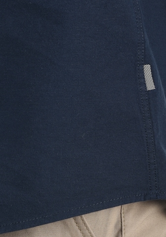 !Solid Slim Fit Hemd in Blau