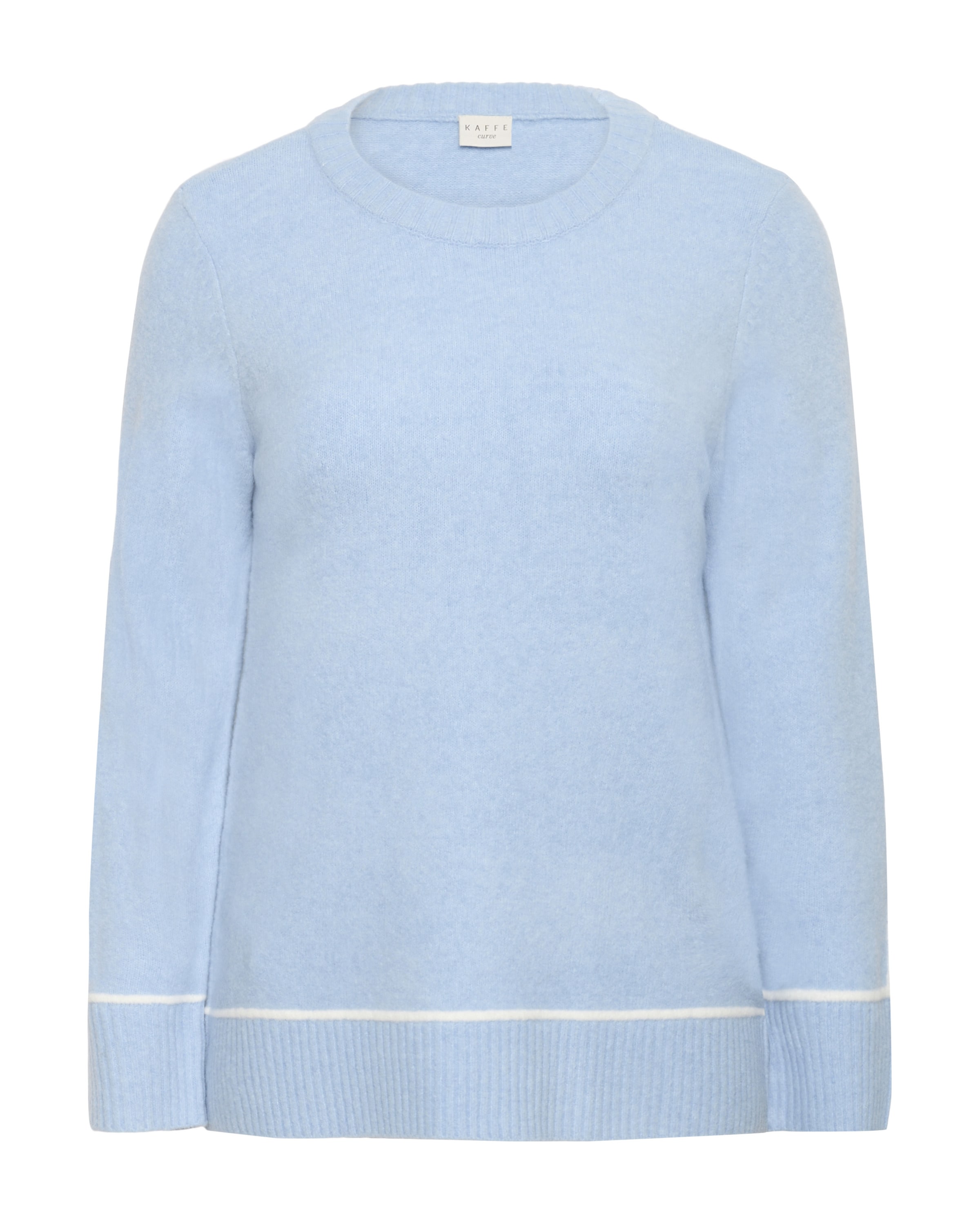 KAFFE CURVE Sweater 'KCjina' in Blue: front