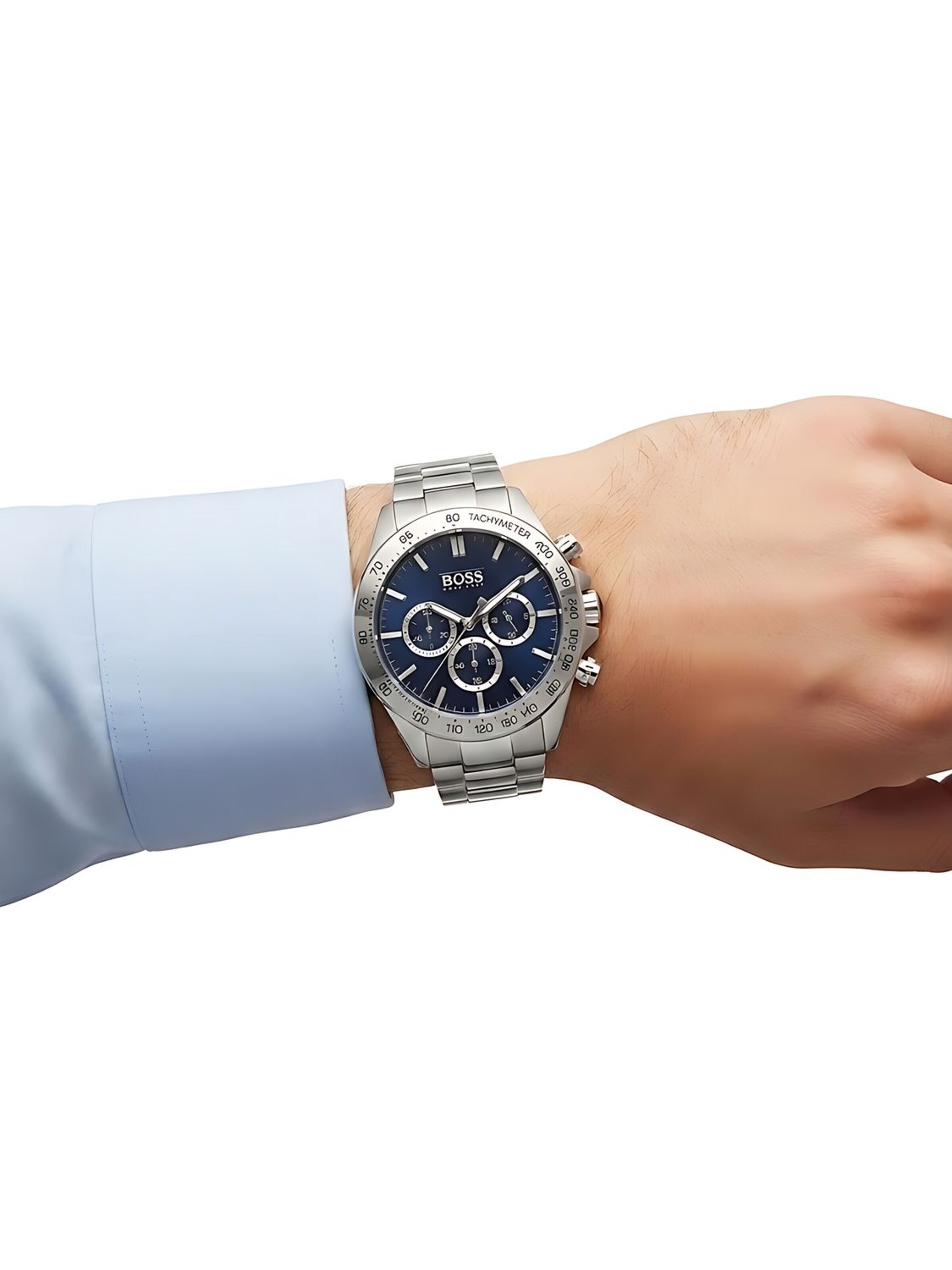 BOSS - Reloj analógico 'Herrenuhr HB1512963' en plata: frente