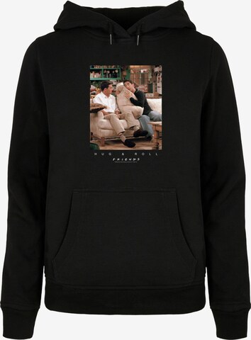 ABSOLUTE CULT Sweatshirt 'Friends - Hug And Roll' in Black: front