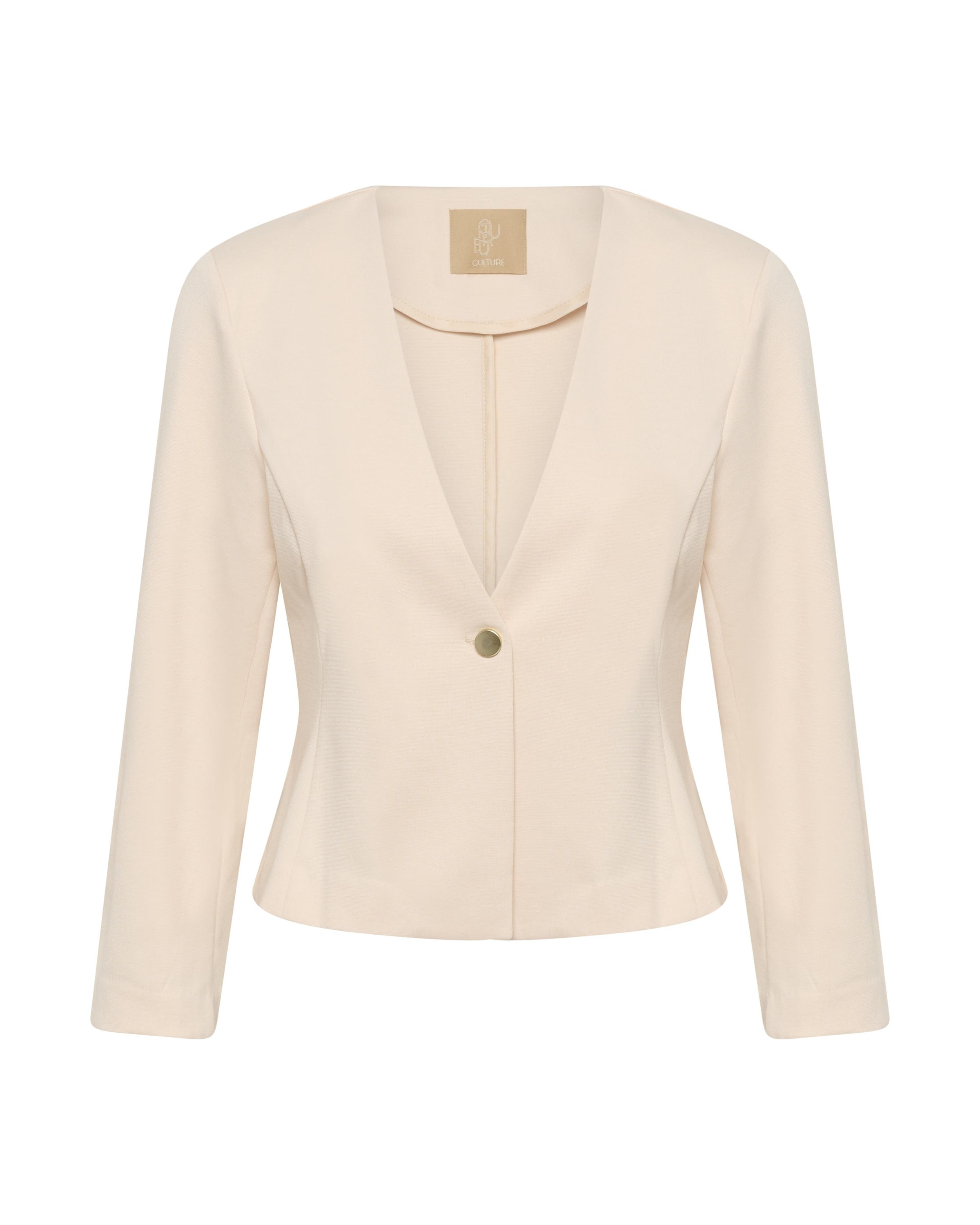 CULTURE - Blazer 'CUpiil Eloise' en beige: frente