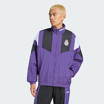 ADIDAS PERFORMANCE - Casaco de treino 'Real Madrid EQT' em roxo: frente