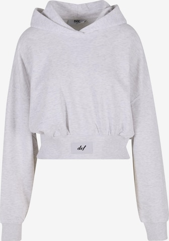 Felpa di DEF in grigio: frontale