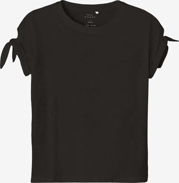 NAME IT T-shirt 'VEET' i svart: framsida