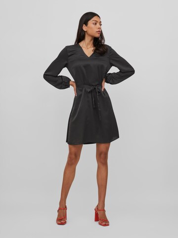 VILA Cocktail Dress in Black: front