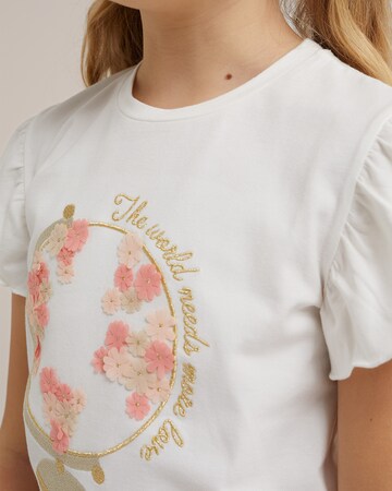 T-Shirt WE Fashion en blanc