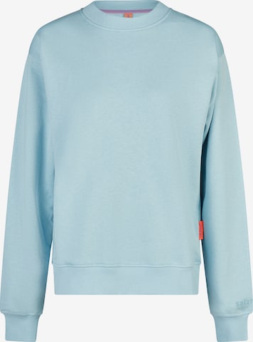 Sweat-shirt 'Vebiestern' salzhaut en bleu : devant
