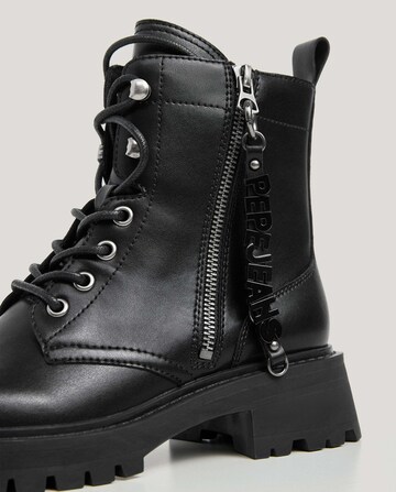 Pepe Jeans - Botines con cordones 'Stacy Player' en negro