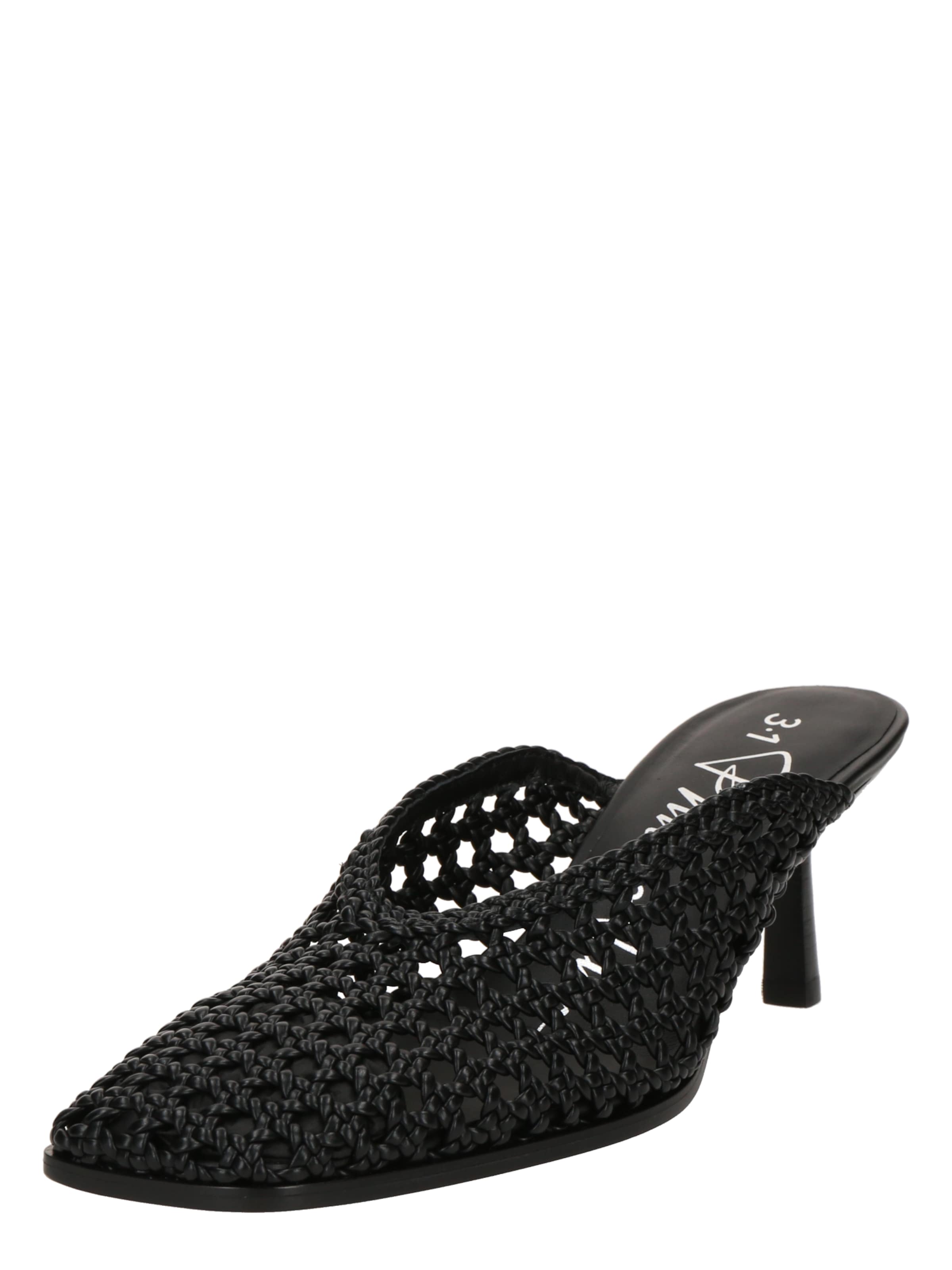 3.1 Phillip Lim Plätu, värv must: eest vaates