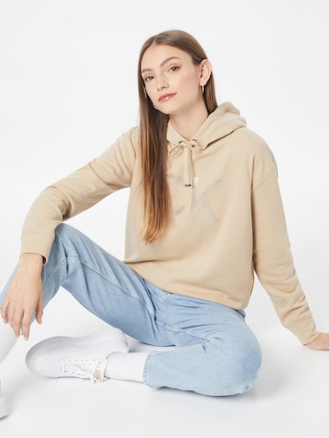 Calvin Klein Sweatshirt 'Shine' in Beige