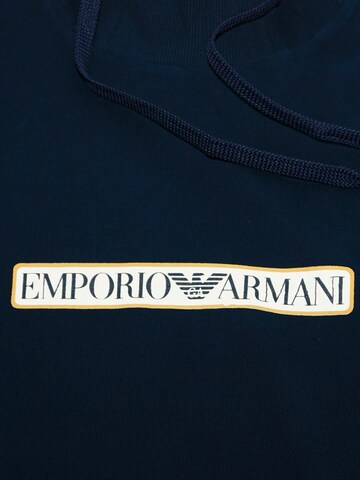 Sweat-shirt Emporio Armani en bleu