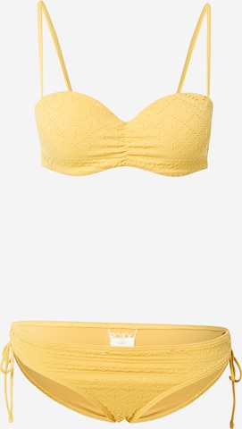 ROXY - Balconet Bikini en amarillo: frente