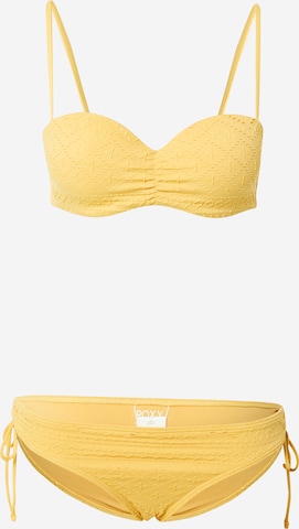 ROXY Balconette Bikini in Yellow: front