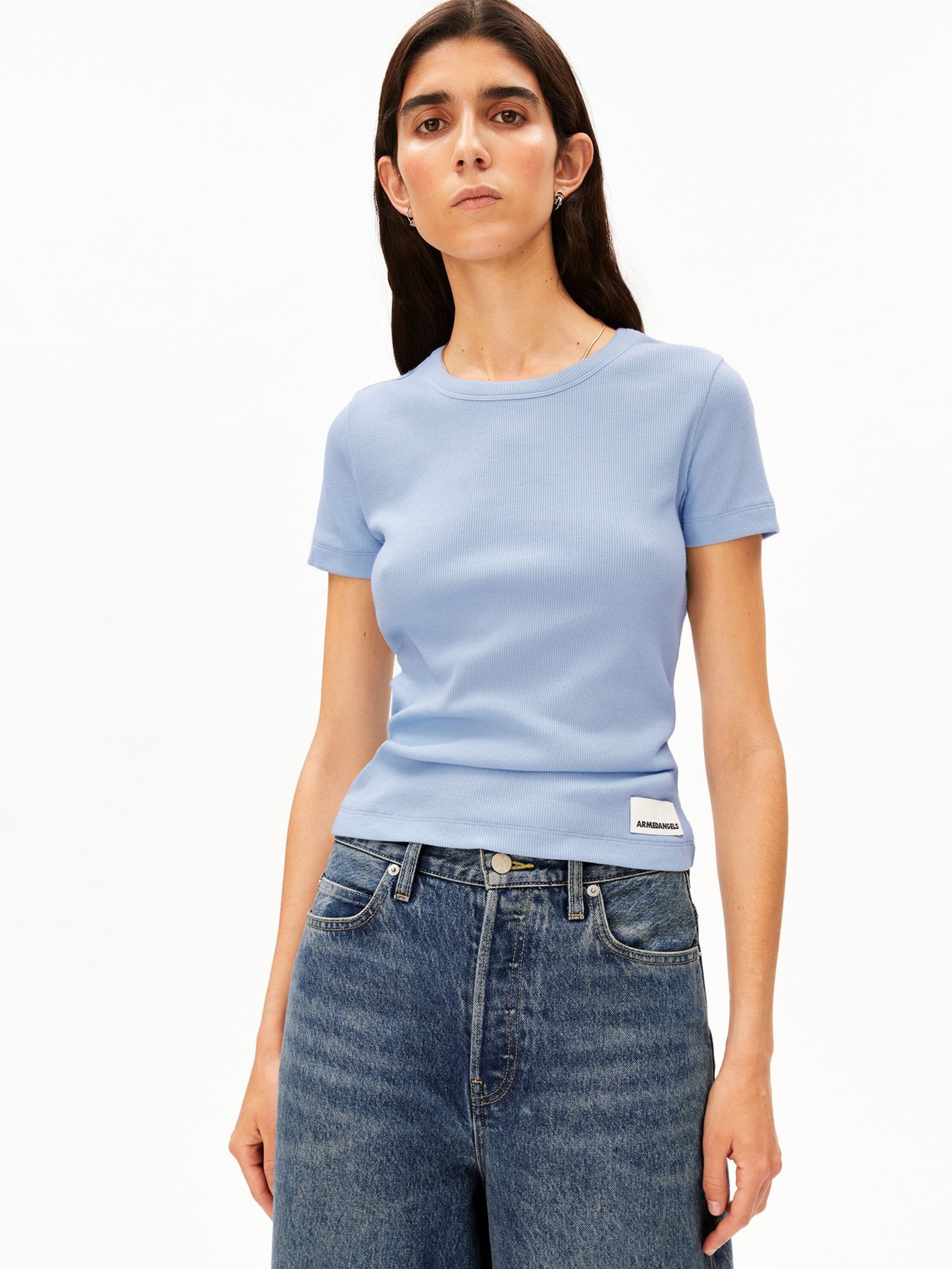 ARMEDANGELS Shirt in Blue: front