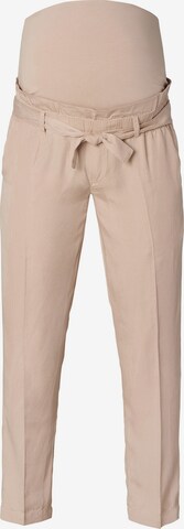 Regular Pantalon à plis Noppies en beige : devant