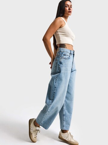 IT'S BASIC Baggy Jeans 'BAGGY HIGH RISE JEANS' in Blauw