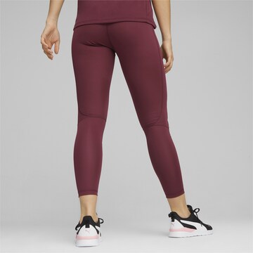 PUMA Skinny Workout Pants 'EVOSTRIPE' in Red