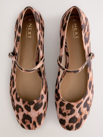 Ballerina con cinturino 'Forever Comfort' di Next in marrone
