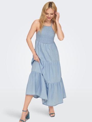 ONLY - Vestido de verano 'Bea' en azul: frente