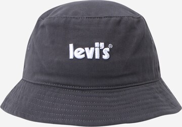 LEVI'S Hat in Grey: front