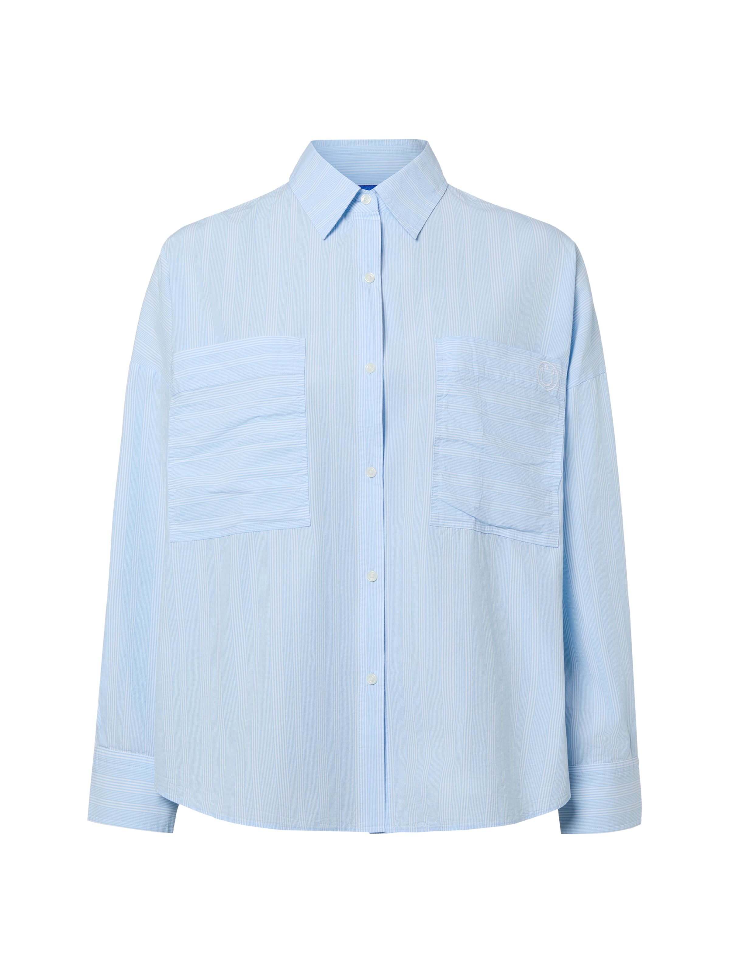 HUGO Blouse 'Edafnena' in Blauw: voorkant