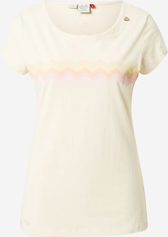 Ragwear T-Shirt 'MINT RAINBOW' in Beige: predná strana
