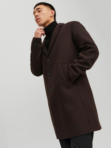 JACK & JONES Between-Seasons Coat 'Morrison' in Brown