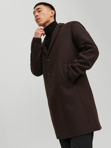 JACK & JONES Between-Seasons Coat 'Morrison' in Brown