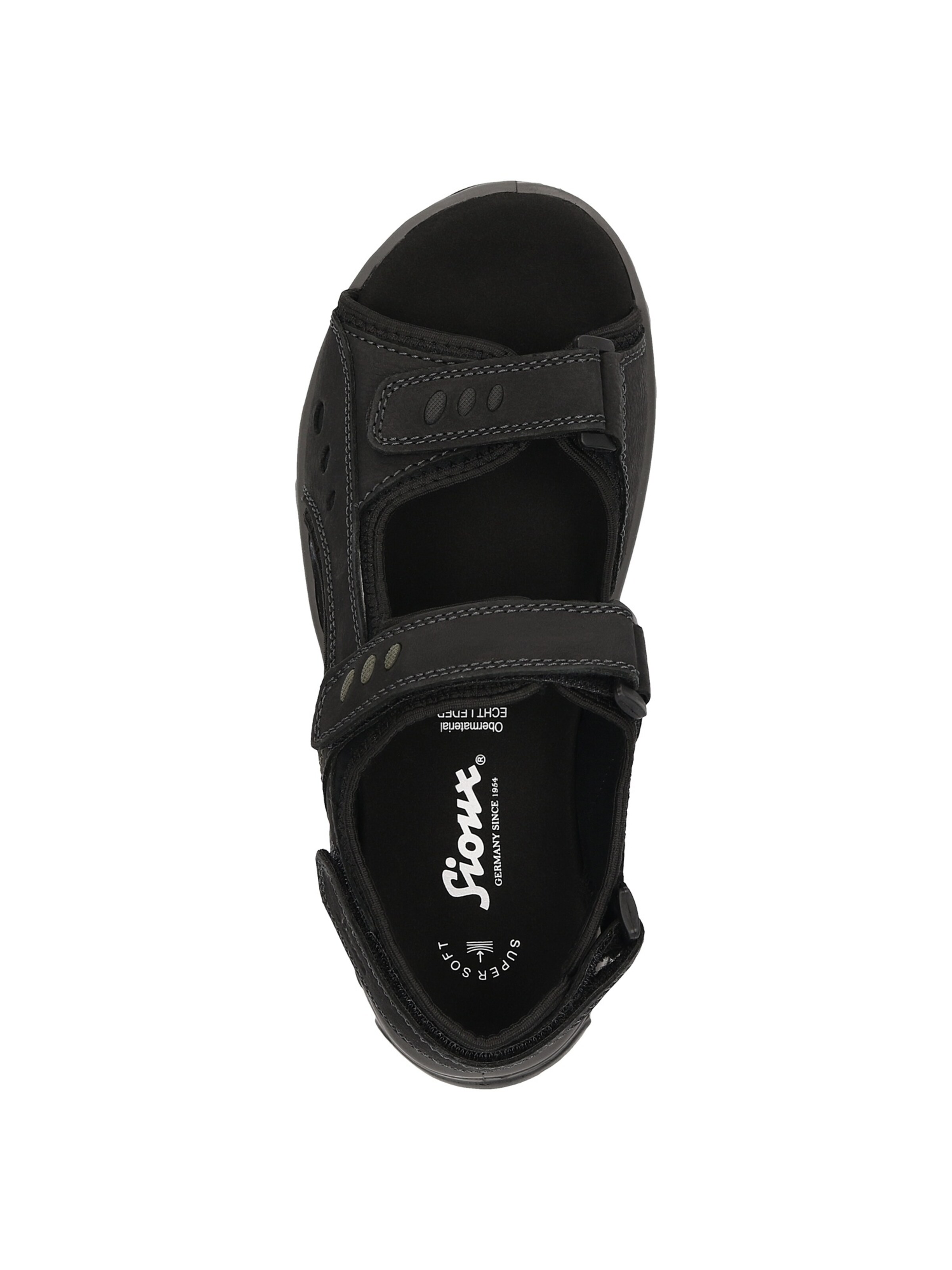 Sandales 'Oneglio-702' SIOUX en noir