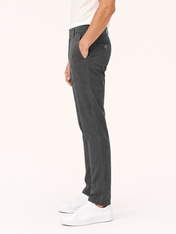 yazubi Slim fit Chino Pants 'Kyle' in Grey