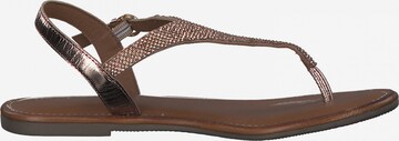 Flip-flops de la TAMARIS pe bronz