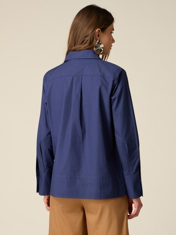 oltre Blouse in Blauw