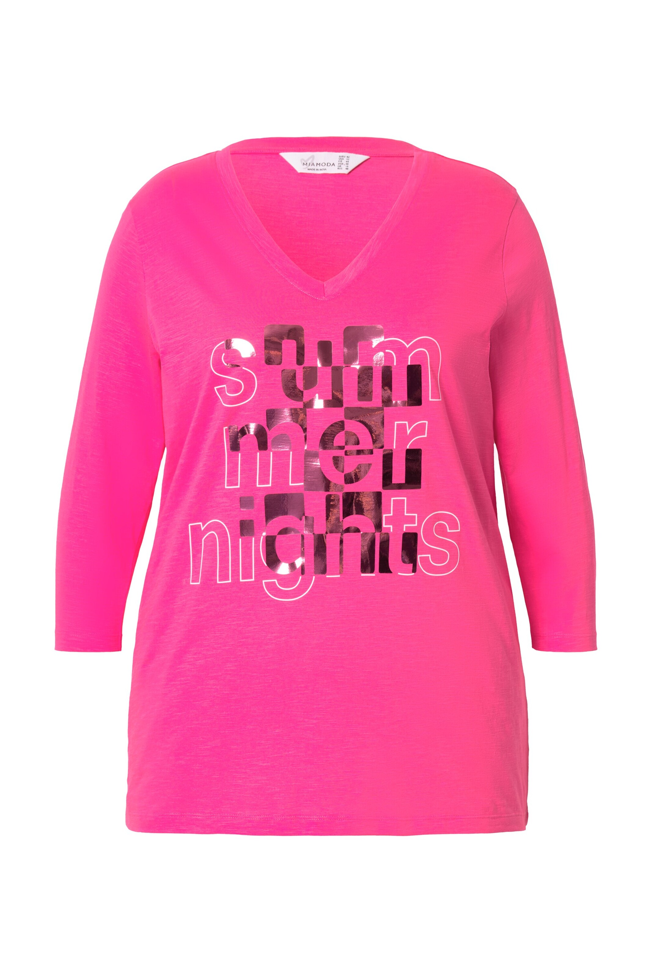 MIAMODA Shirt in Roze: voorkant