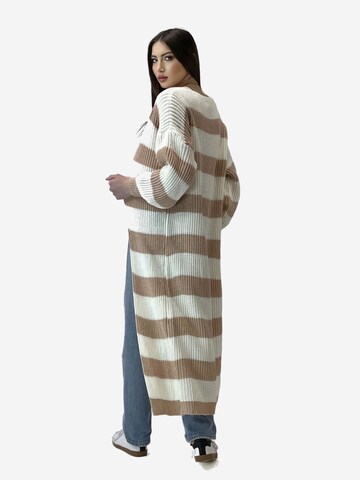 Elara Lang cardigan i pink