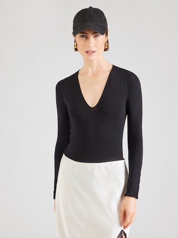 Wolford Košeľové body - Čierna: predná strana