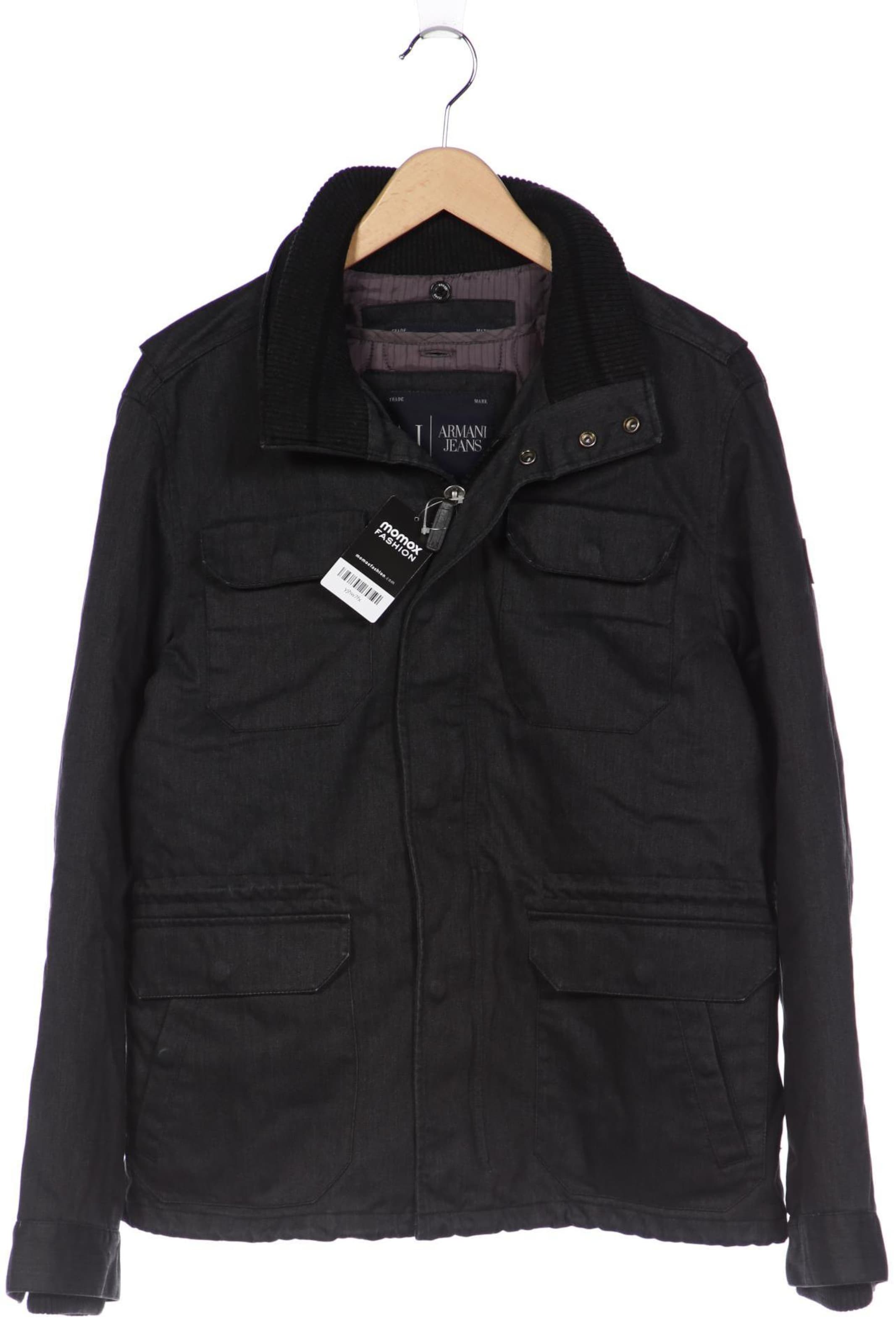 Armani Jeans Jacket & Coat in M-L in Grey: front