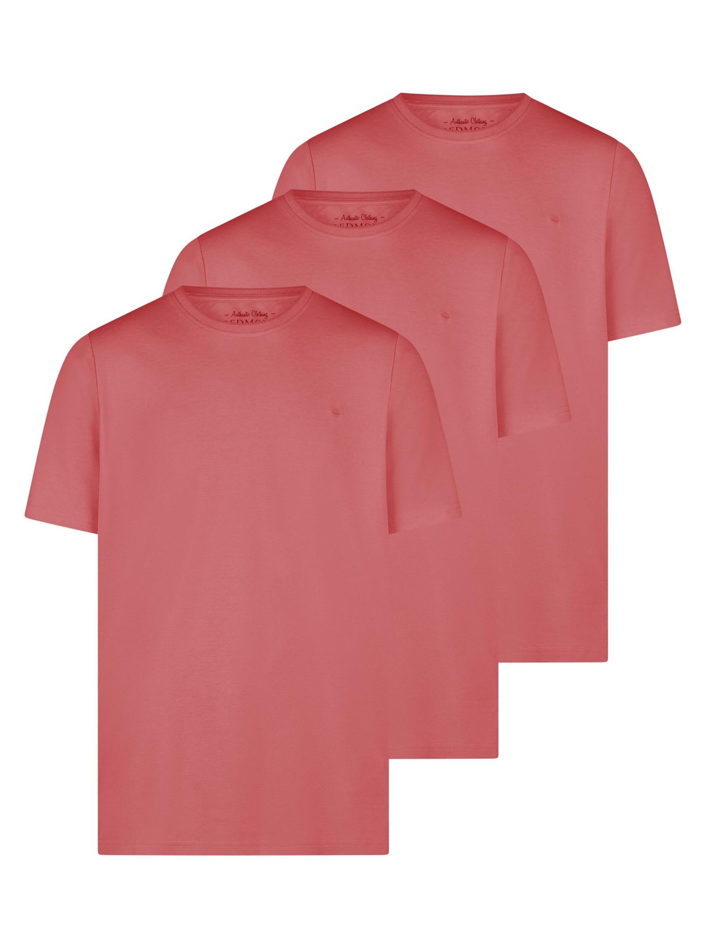 redmond Shirt 'Basic' in Red: front
