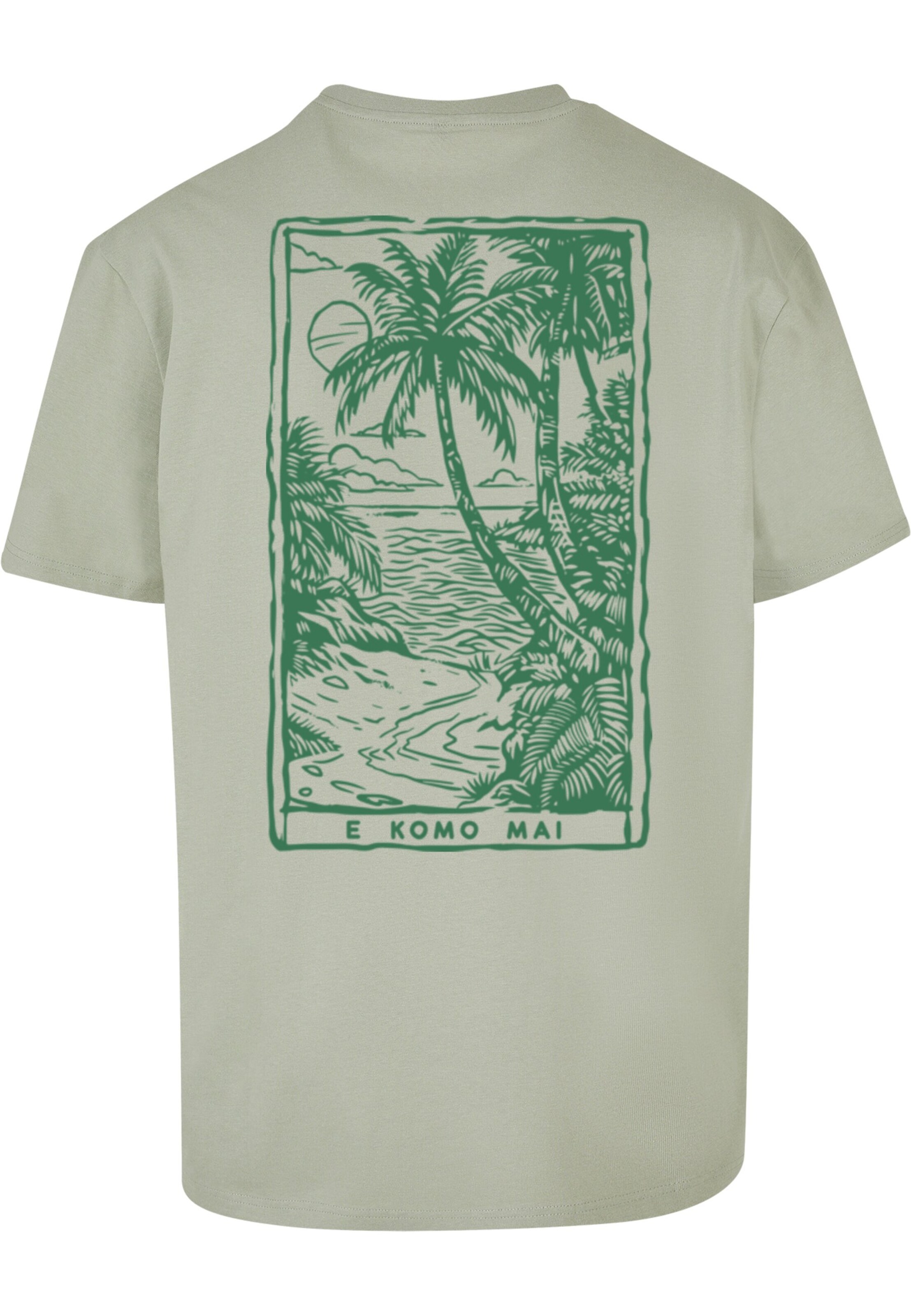 Merchcode Shirt 'Hawai' in Groen