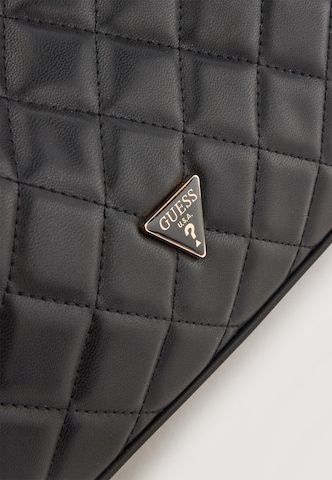 GUESS - Mala de bolsa 'JULIET' em preto
