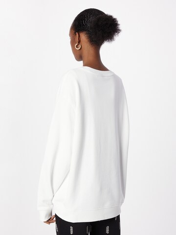 HUGO Sweatshirt 'Deroxane' i hvid