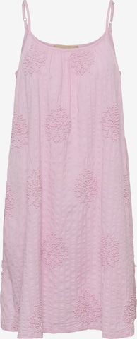 CULTURE - Vestido 'CULelau' em rosa: frente