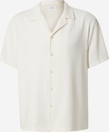 Fit confort Chemise 'Hanno' DAN FOX APPAREL en blanc : devant