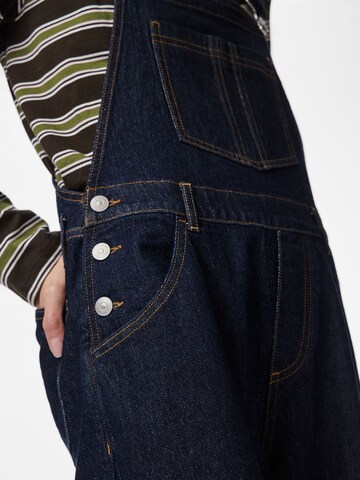 Loosefit Pantaloni con pettorina 'PCGrace' di PIECES in blu