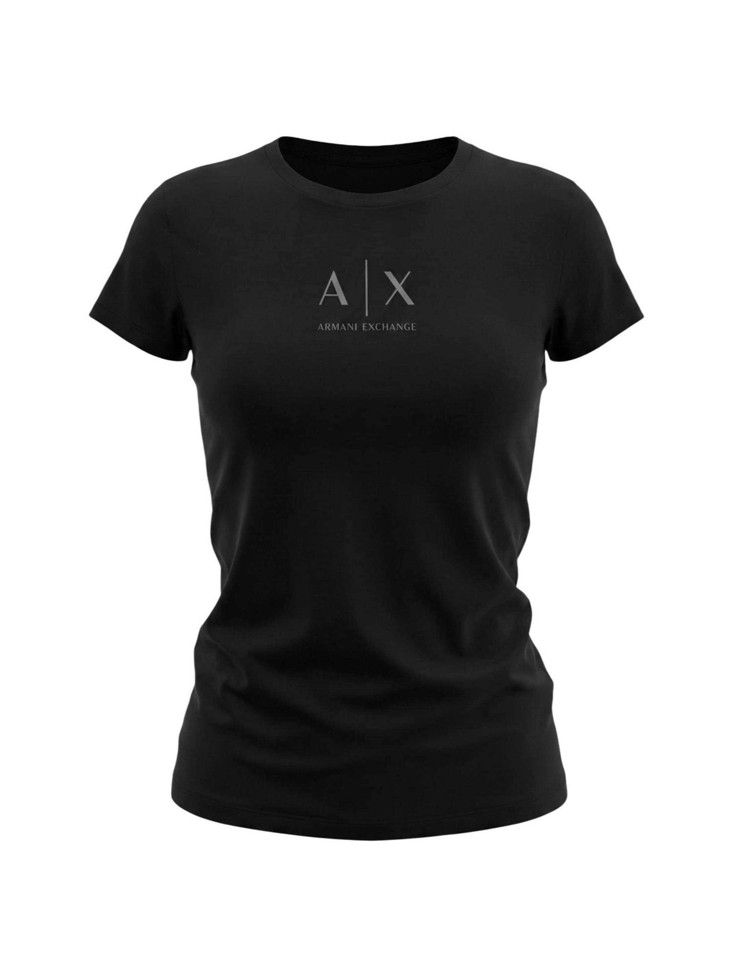 Maglietta 'XW001458 AF16294' di ARMANI EXCHANGE in nero: frontale
