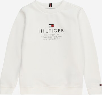 TOMMY HILFIGER Sweatshirt in Wit: voorkant