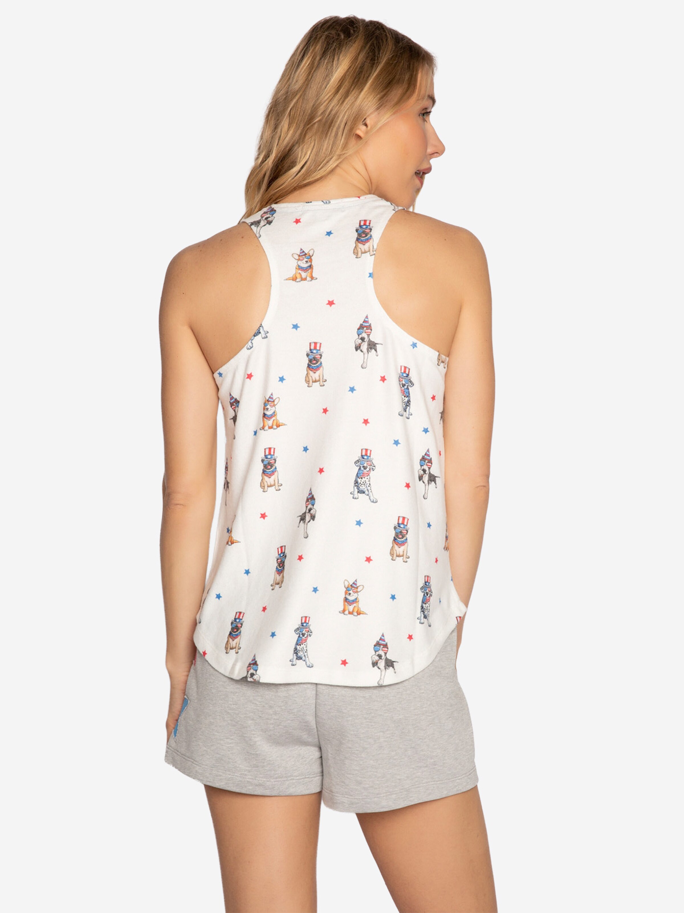 PJ Salvage Slaapshirt 'Star Spangled' in Gemengde kleuren