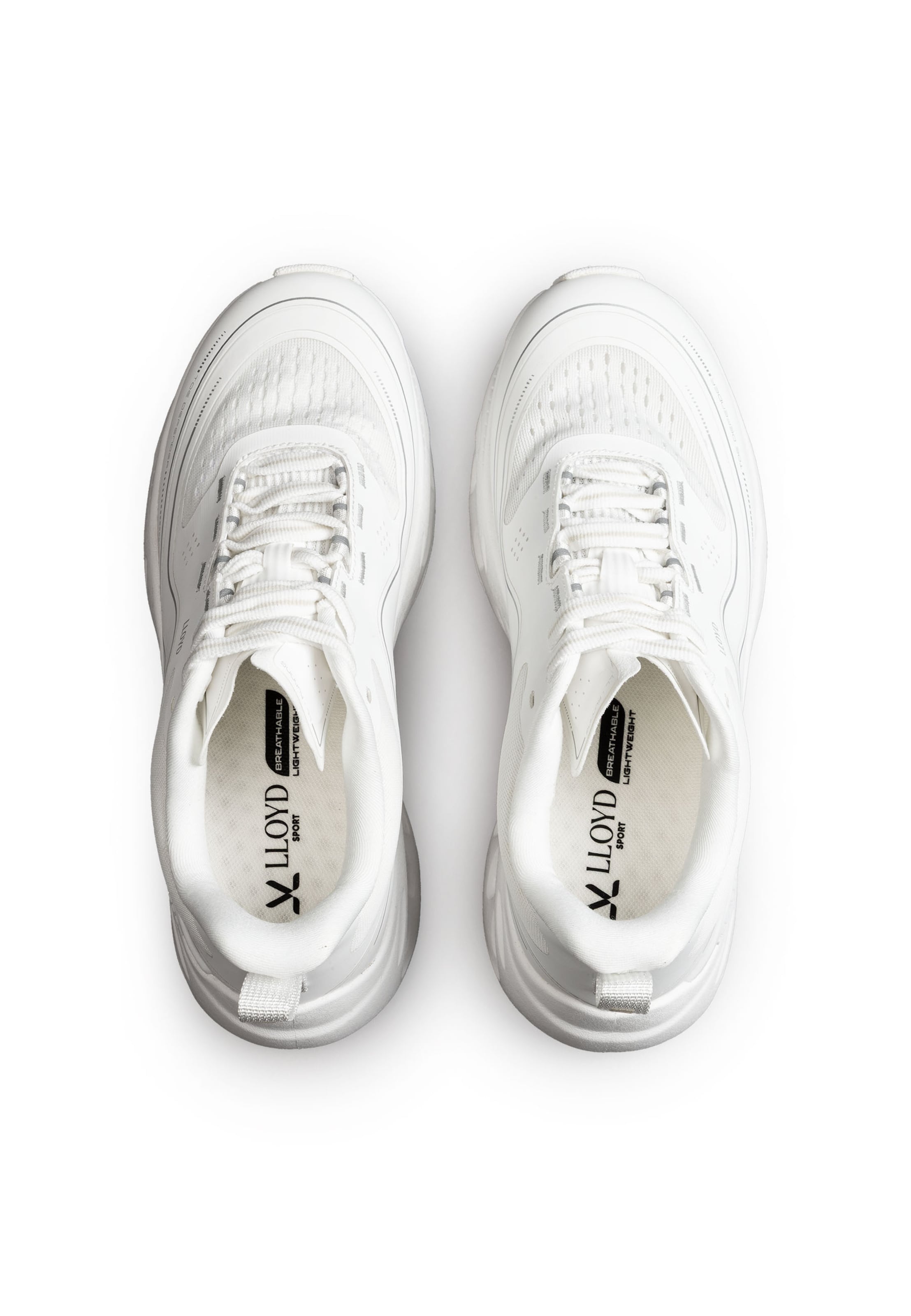 Baskets basses 'DASH X' LLOYD en blanc