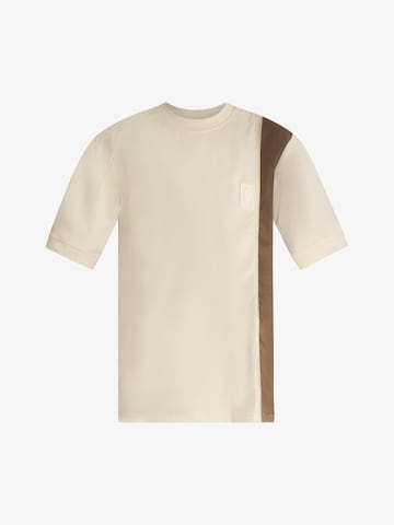 T-Shirt Yes London en beige : devant