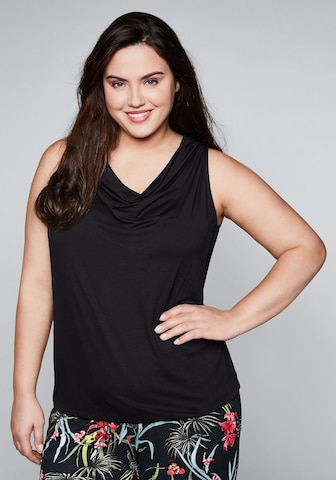 SHEEGO Top in Black: front